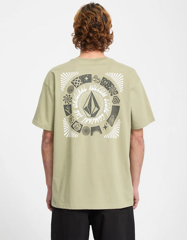Volcom Round Out T-Shirt - Green Tea