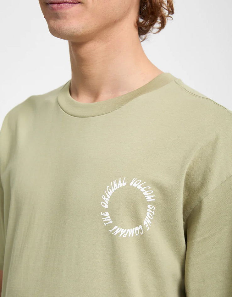 Volcom Round Out T-Shirt - Green Tea