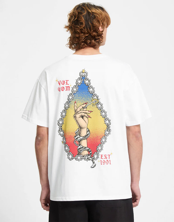 Volcom x Daniel Shepard Unlocked T-Shirt - White