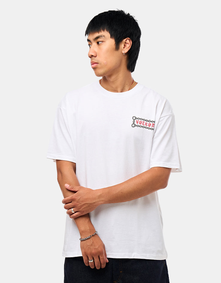 Volcom x Daniel Shepard Unlocked T-Shirt - White