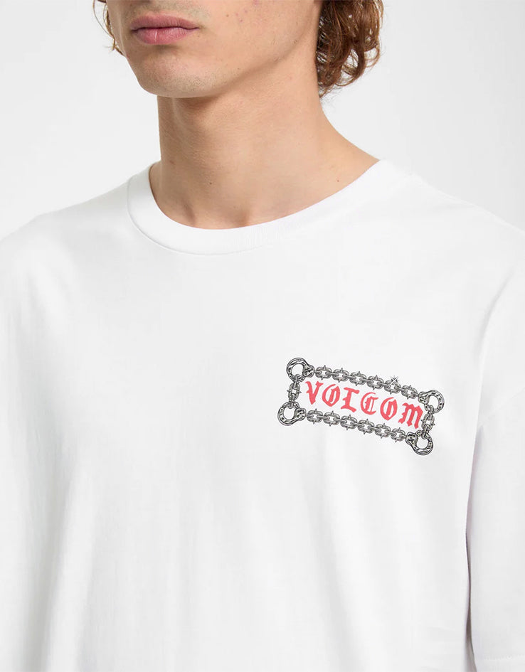 Volcom x Daniel Shepard Unlocked T-Shirt - White