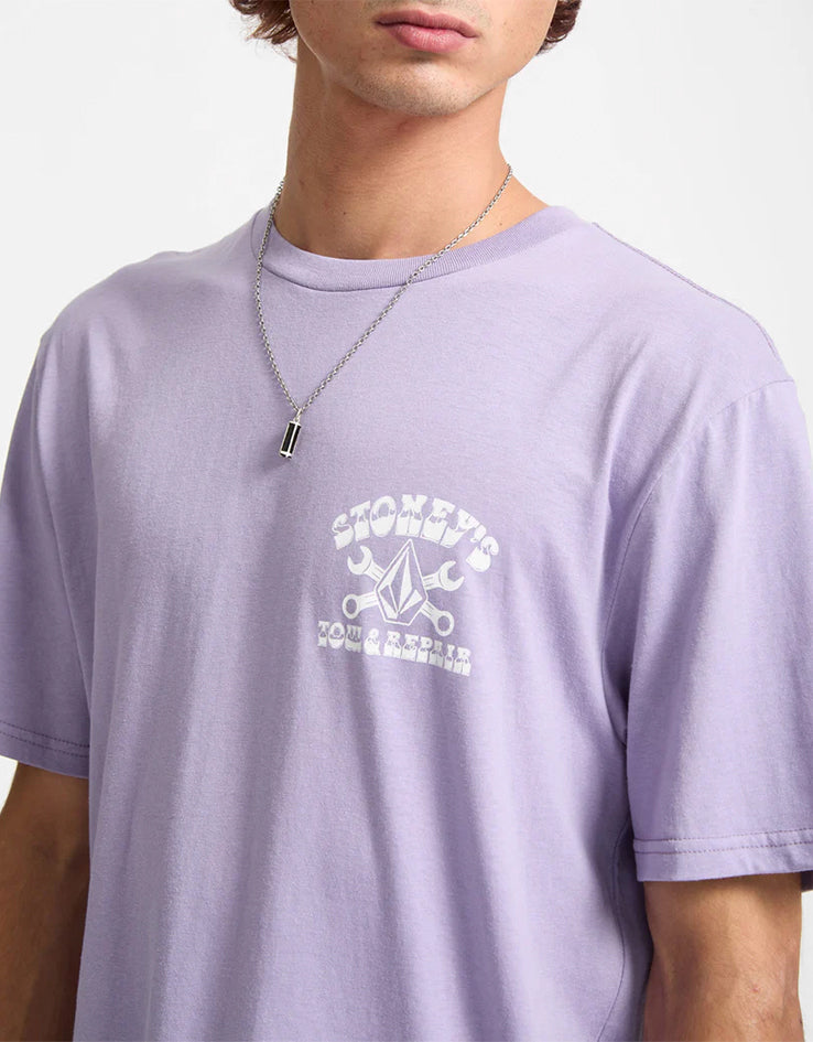 Volcom Stoneys T-Shirt - Purple Ash