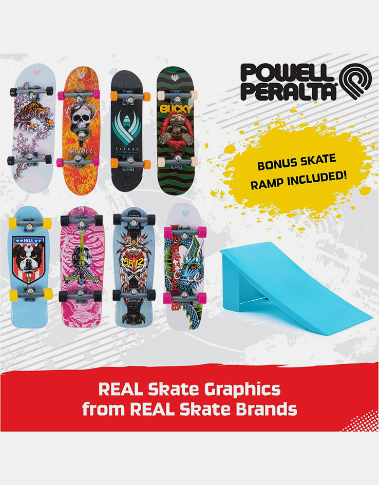 Tech Deck Powell Peralta Legends Fingerboard SK8Shop - 8 Pack