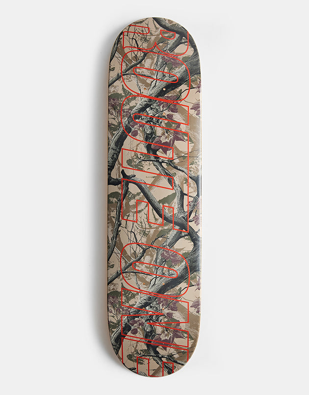 Route One Camo Beige Skateboard Deck - 8"