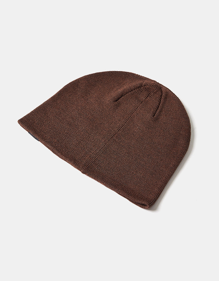 Route One Cuffless Beanie - Chocolate