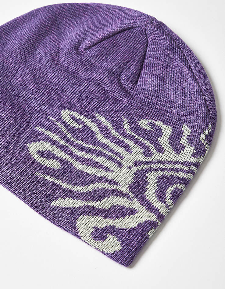 Route One Sun Dial Cuffless Beanie - Mystical Purple/Cinder