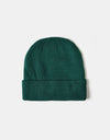 Route One Waffle Fisherman Beanie - Forest Green
