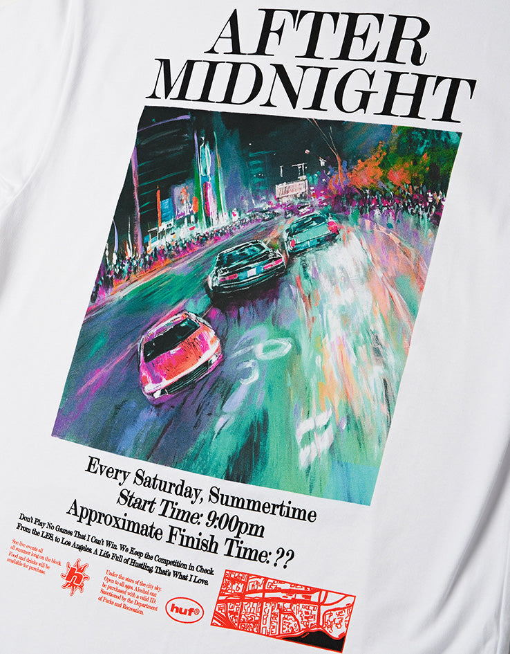 HUF After Midnight T-Shirt - White