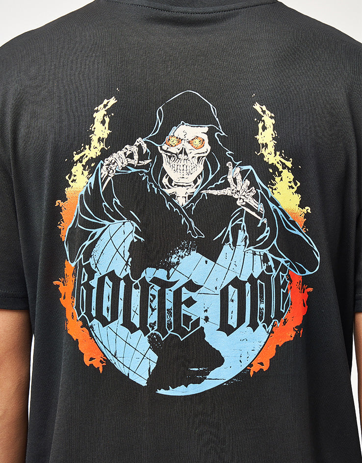 Route One Reaper II Organic T-Shirt - Black
