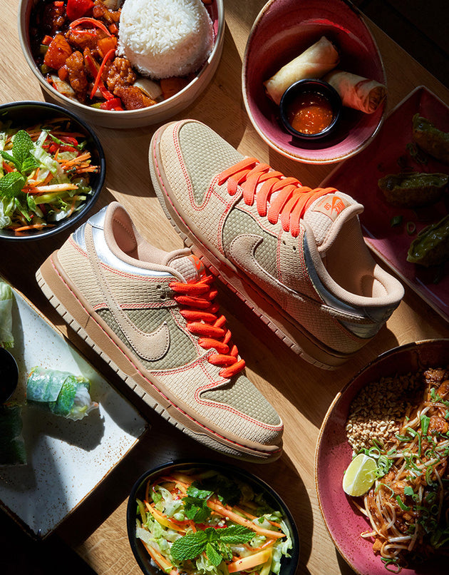 Nike SB 'Som Tum' Dunk Low Pro Skate Shoes - Canvas/Vachetta Tan-Parachute Beige