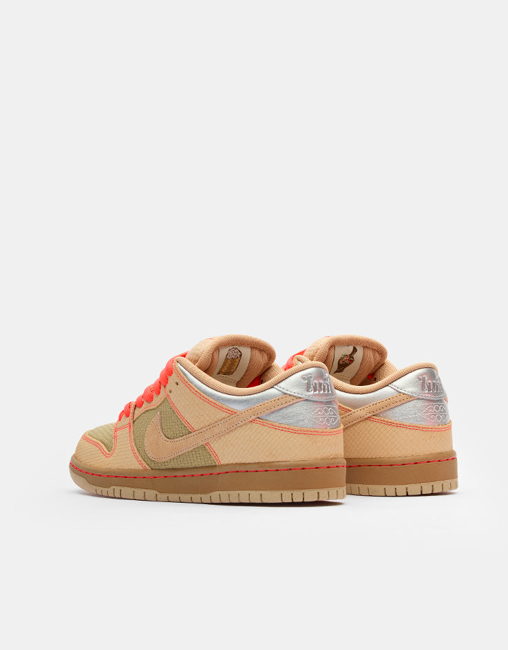 Nike SB 'Som Tum' Dunk Low Pro Skate Shoes - Canvas/Vachetta Tan-Parachute Beige
