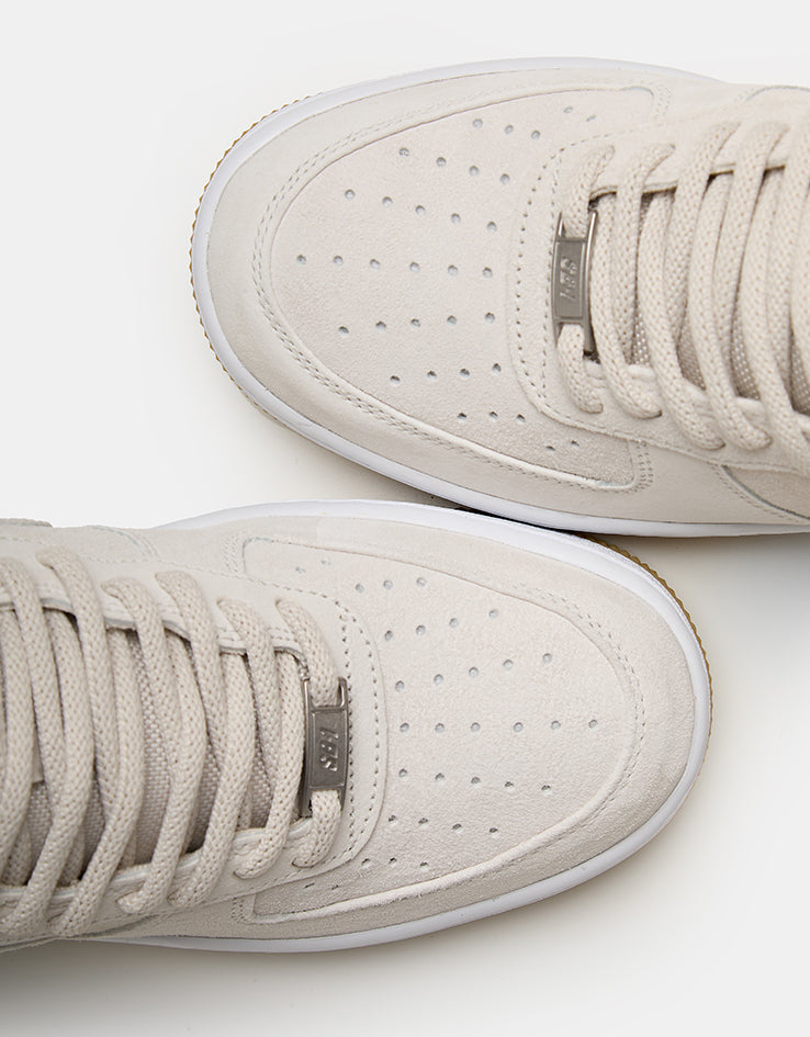 Nike SB Air Force 1 Skate Shoes - Lt Orewood Brn/Lt Orewood Brn-White