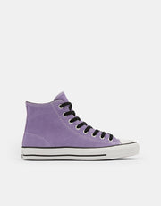 Converse CTAS Pro Suede Hi Skate Shoes - Lilac Soda/Black/White