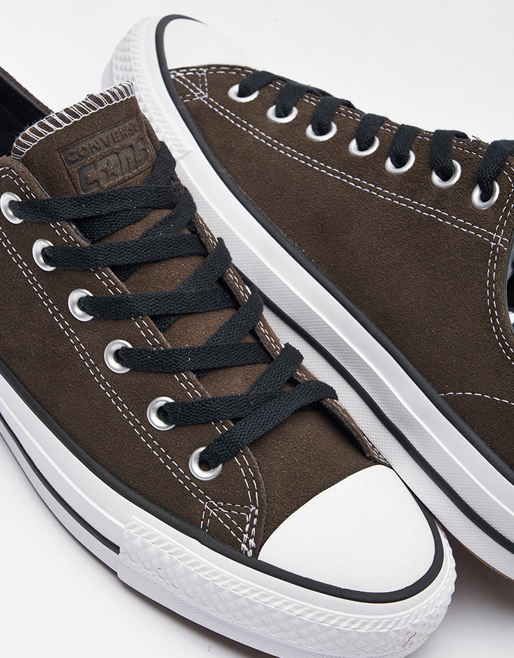 Converse CTAS Pro Suede Ox Skate Shoes - Fresh Brew/Black/White