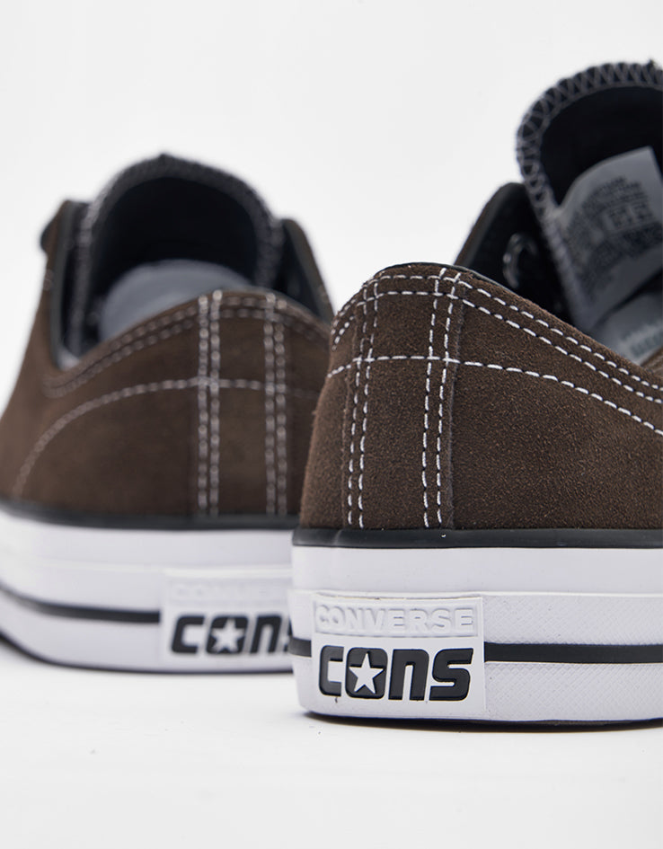 Converse CTAS Pro Suede Ox Skate Shoes - Fresh Brew/Black/White
