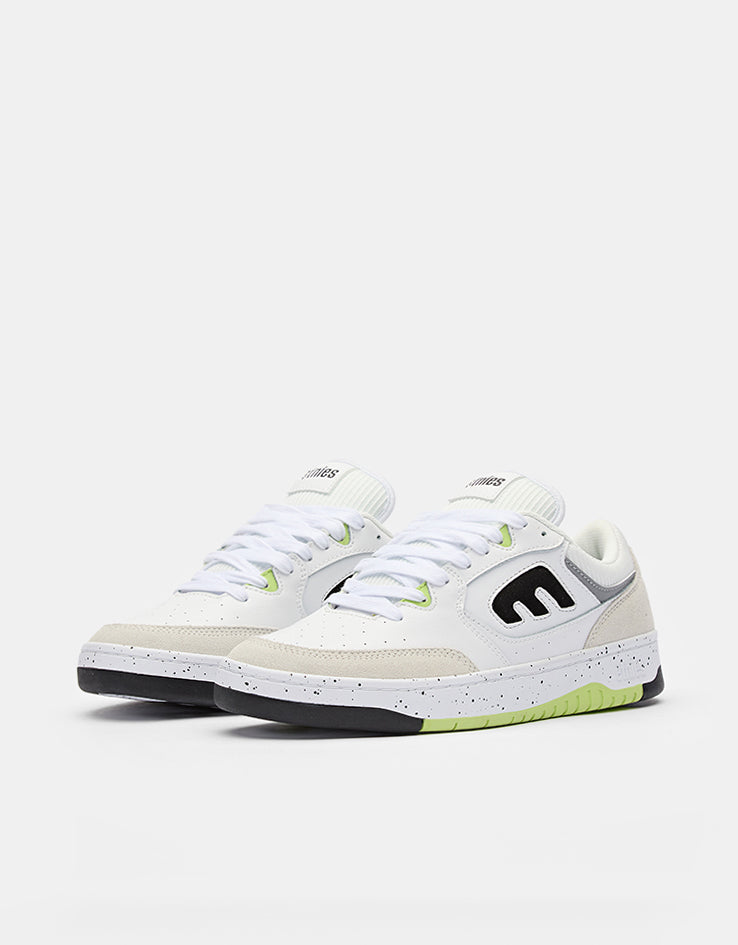 etnies Loot Skate Shoes - White/Black/Green