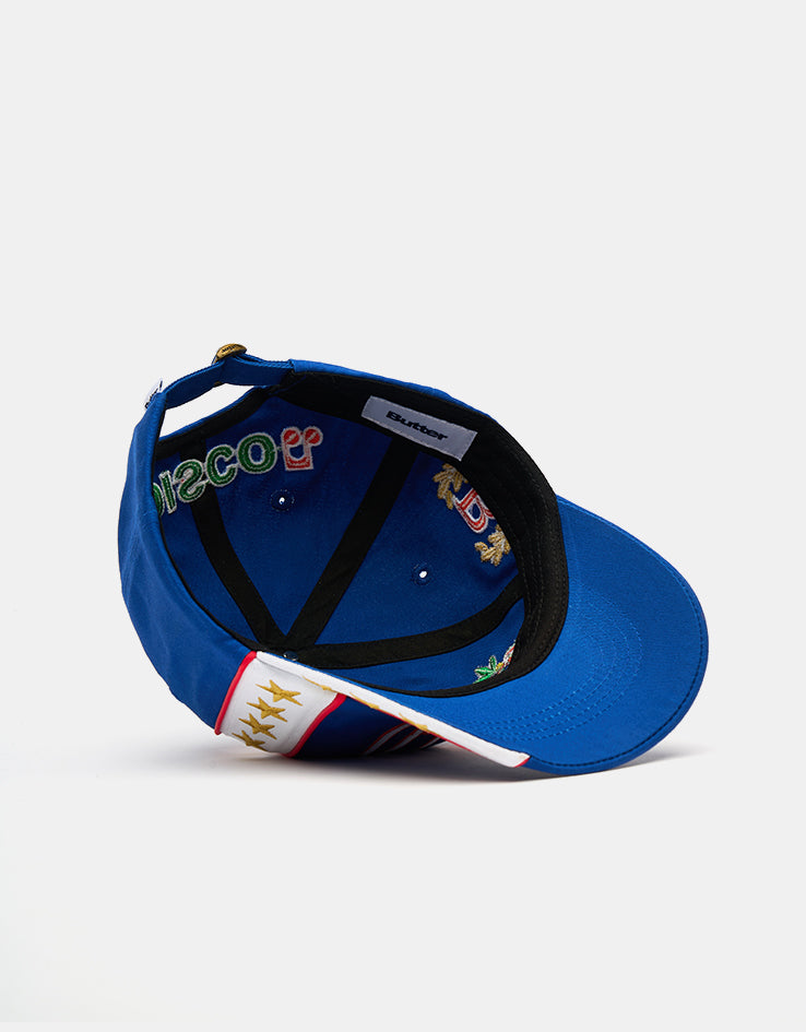 Butter Goods Italo 6 Panel Cap - Blue
