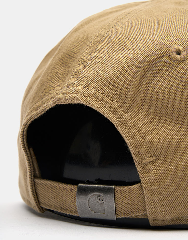 Carhartt WIP Madison Logo Cap - Leather/White