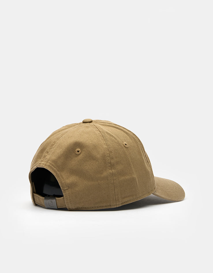 Carhartt WIP Madison Logo Cap - Leather/White