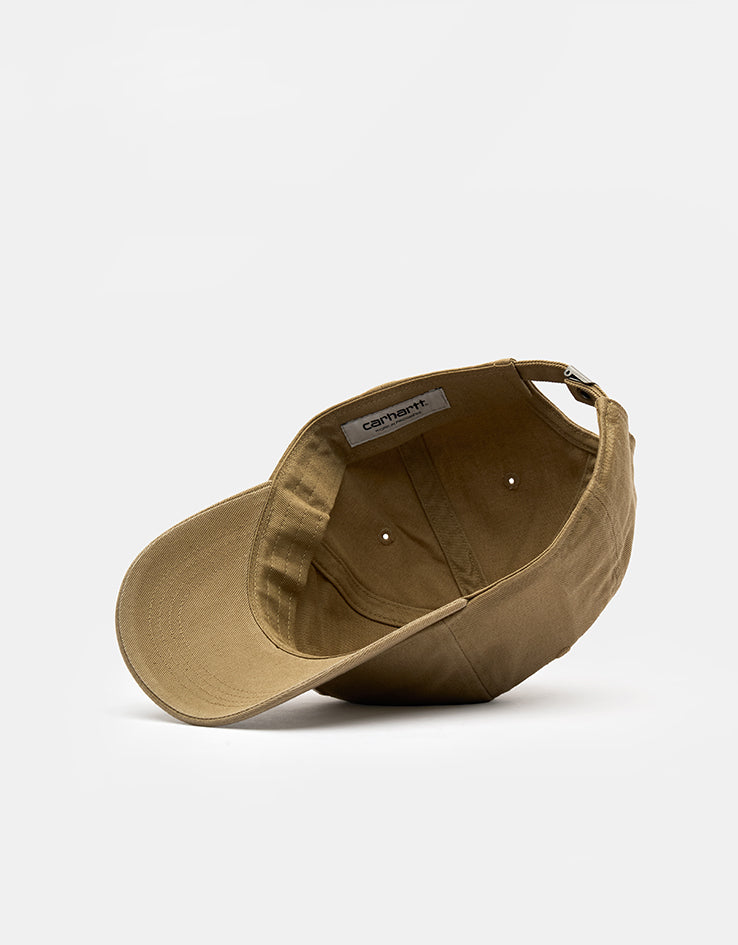 Carhartt WIP Madison Logo Cap - Leather/White