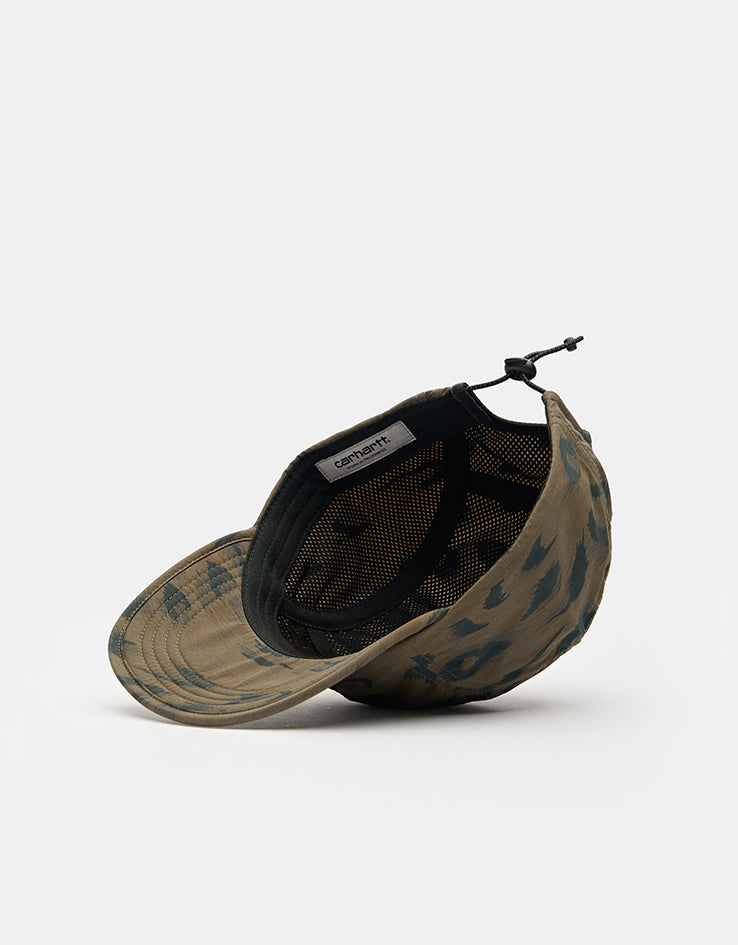 Carhartt WIP Travon Cap - Duck Feather Print/Cypress/Black