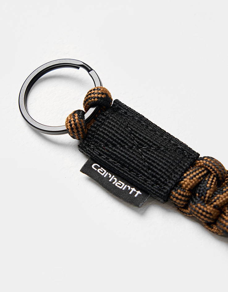 Carhartt WIP Rope Keyholder - Hamilton Brown/Black