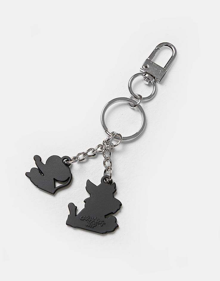 Carhartt WIP Coffee Break Keychain - Black/White