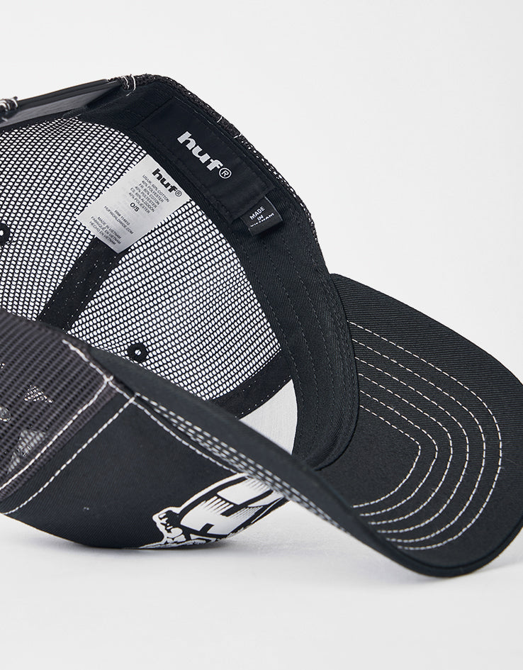 HUF Urethane Trucker Cap - Black
