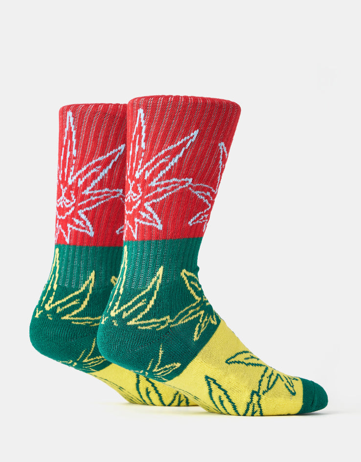 HUF OG Plantlife Socks - HUF Green