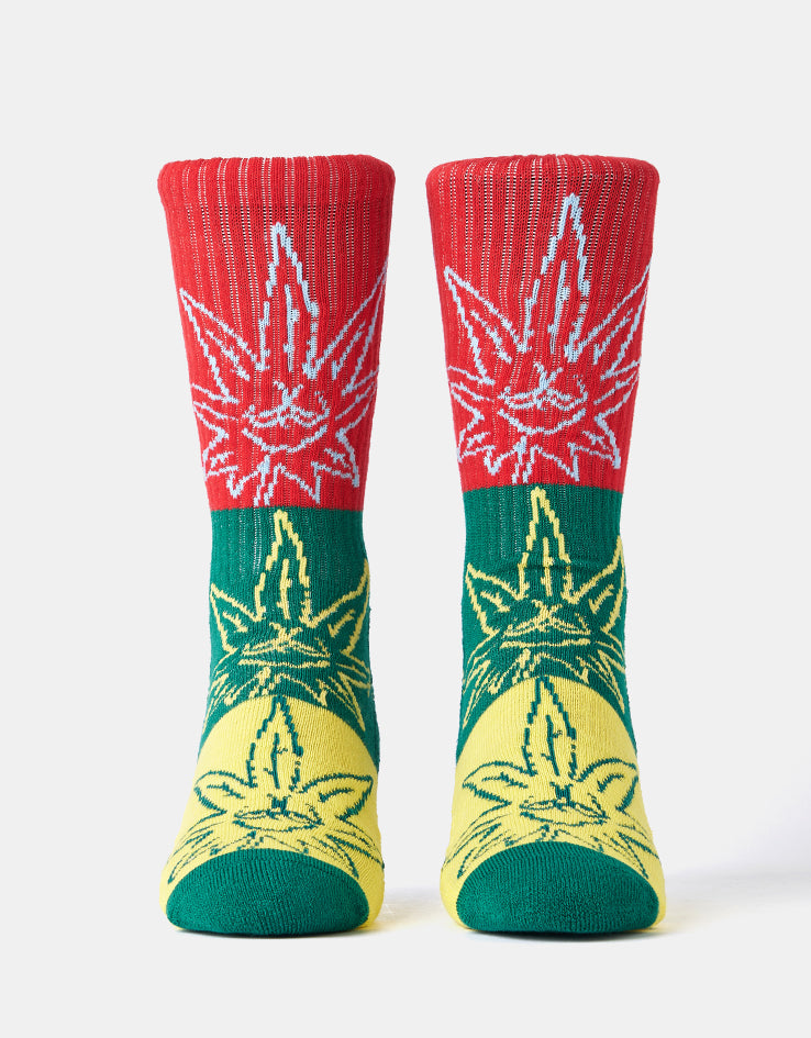 HUF OG Plantlife Socks - HUF Green