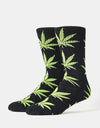 HUF OG Plantlife Socks - Black/HUF Green