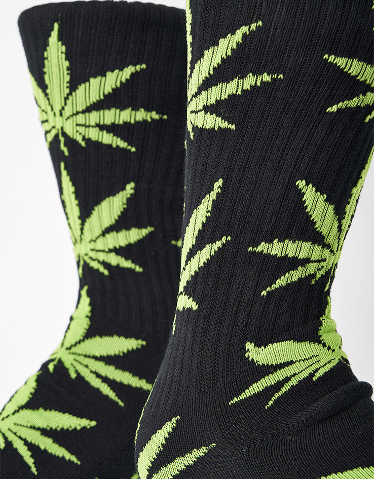 HUF OG Plantlife Socks - Black/HUF Green