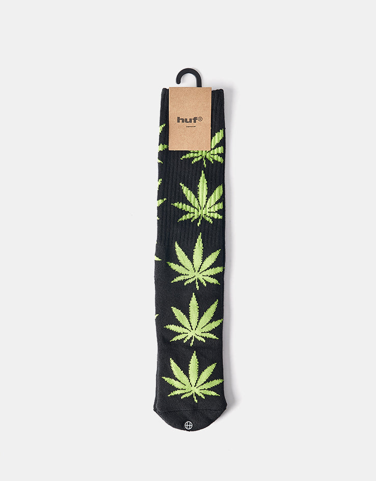 HUF OG Plantlife Socks - Black/HUF Green