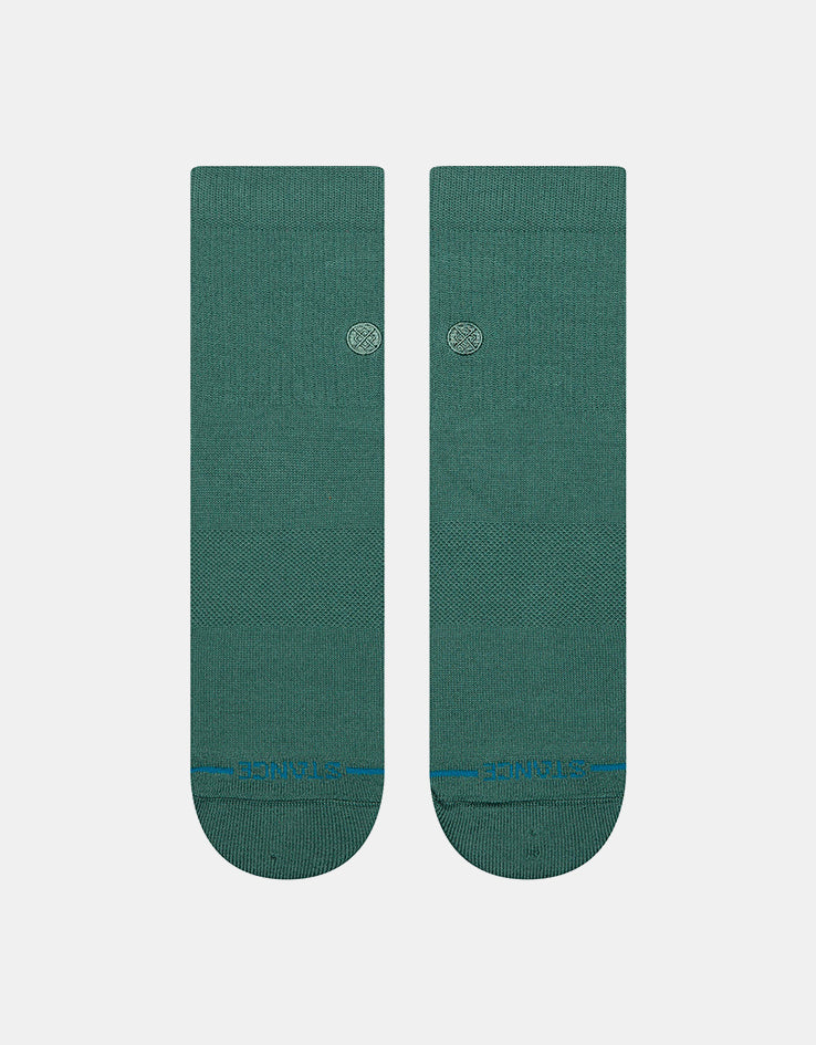 Stance Icon Quarter Classic Crew Socks - Teal
