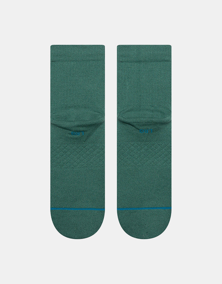 Stance Icon Quarter Classic Crew Socks - Teal