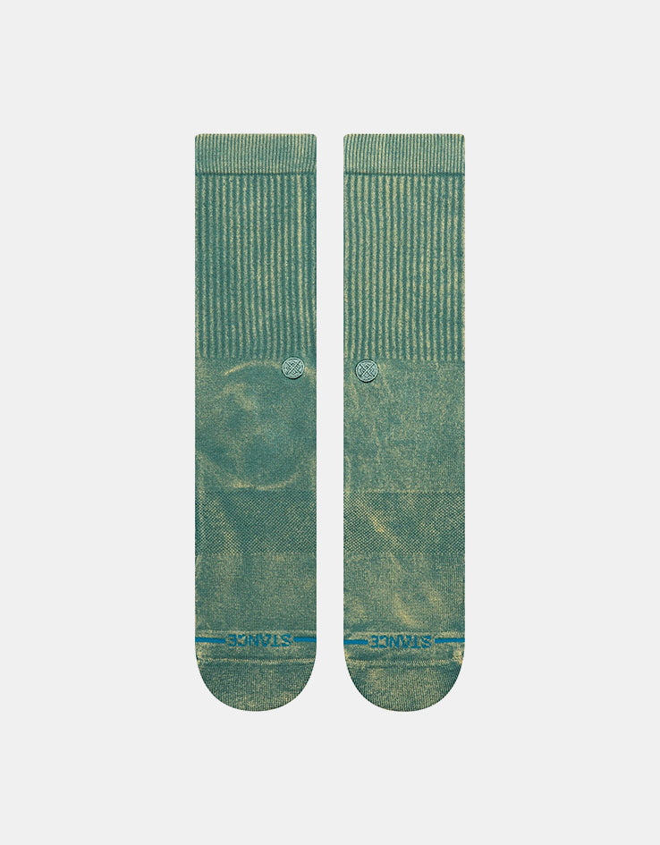Stance Icon Dyed Crew Socks - Teal