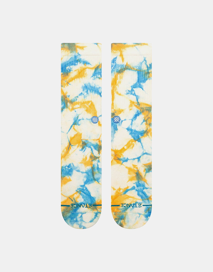 Stance Spotty Dye Crew Socks - Mango