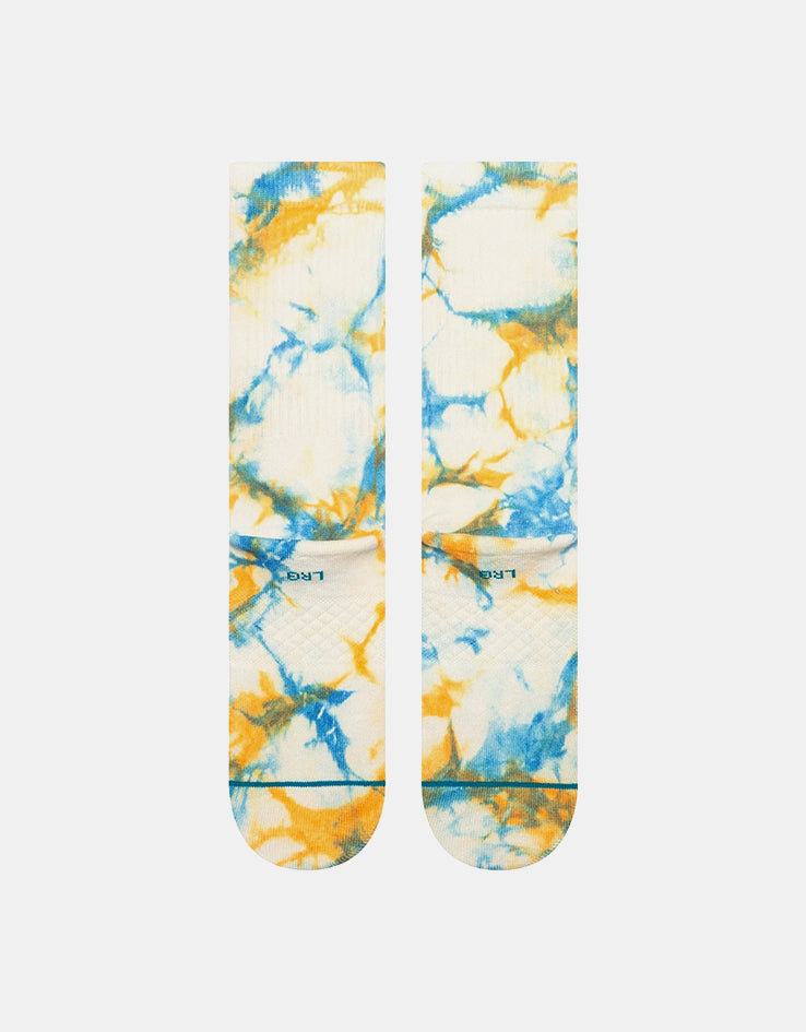Stance Spotty Dye Crew Socks - Mango