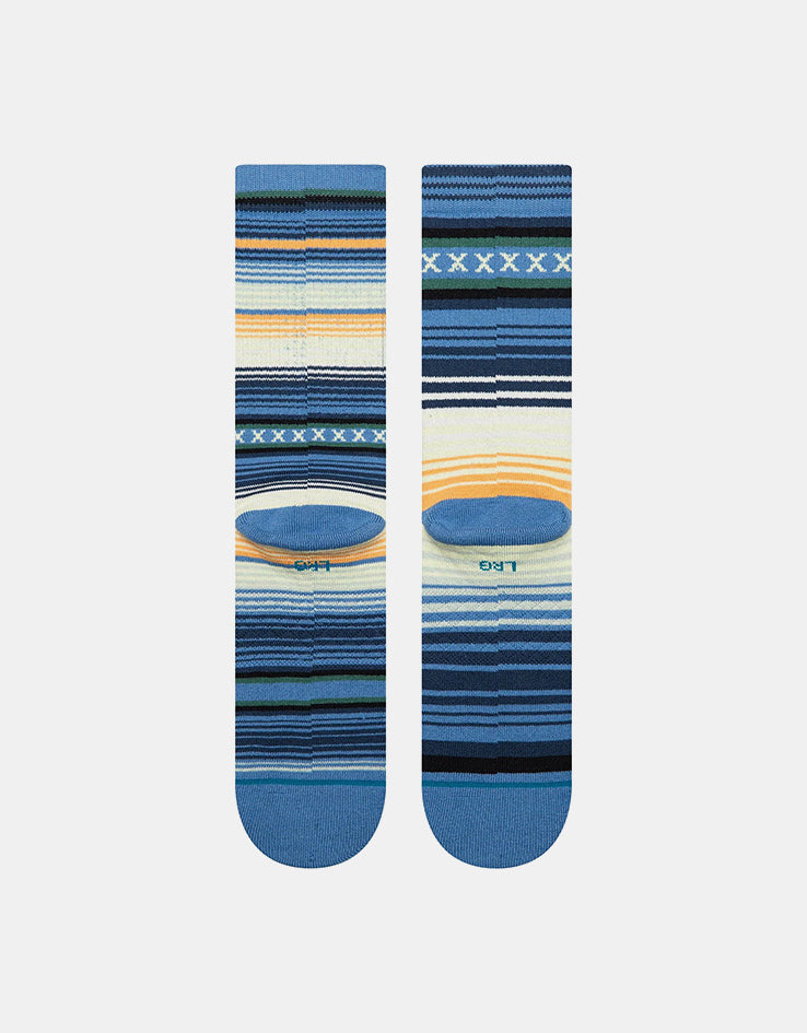 Stance Curren St Crew Socks - Capri Blue