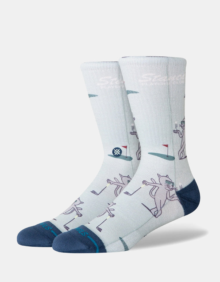 Stance Players Club Crew Socks - Green