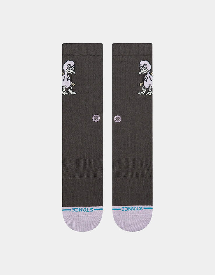 Stance Lights Out Crew Socks - Charcoal