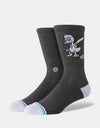Stance Lights Out Crew Socks - Charcoal