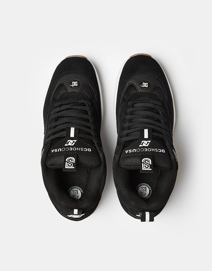 DC JS2 Skate Shoes - Black/White/Gum
