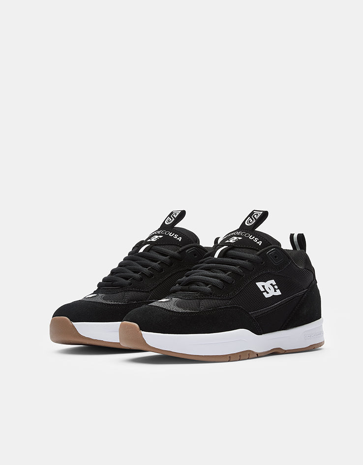 DC JS2 Skate Shoes - Black/White/Gum