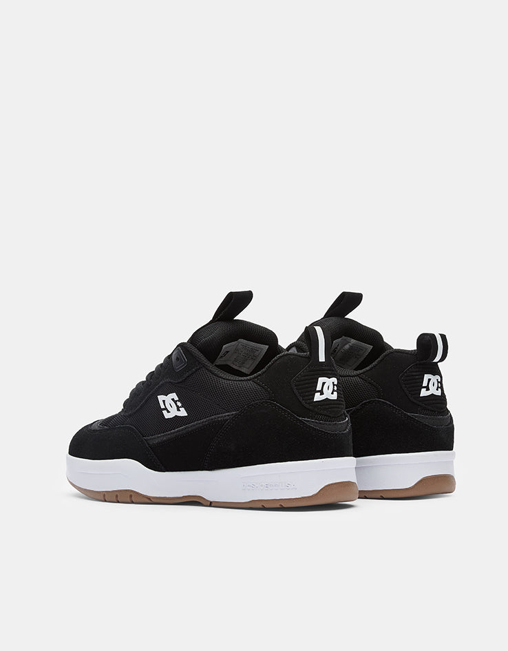 DC JS2 Skate Shoes - Black/White/Gum
