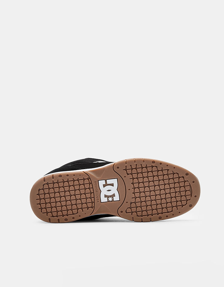 DC JS2 Skate Shoes - Black/White/Gum