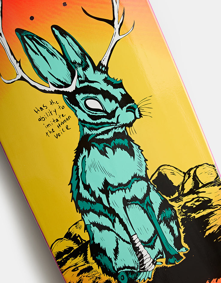 Welcome Jackalope on Basilisk Skateboard Deck - 9.5"