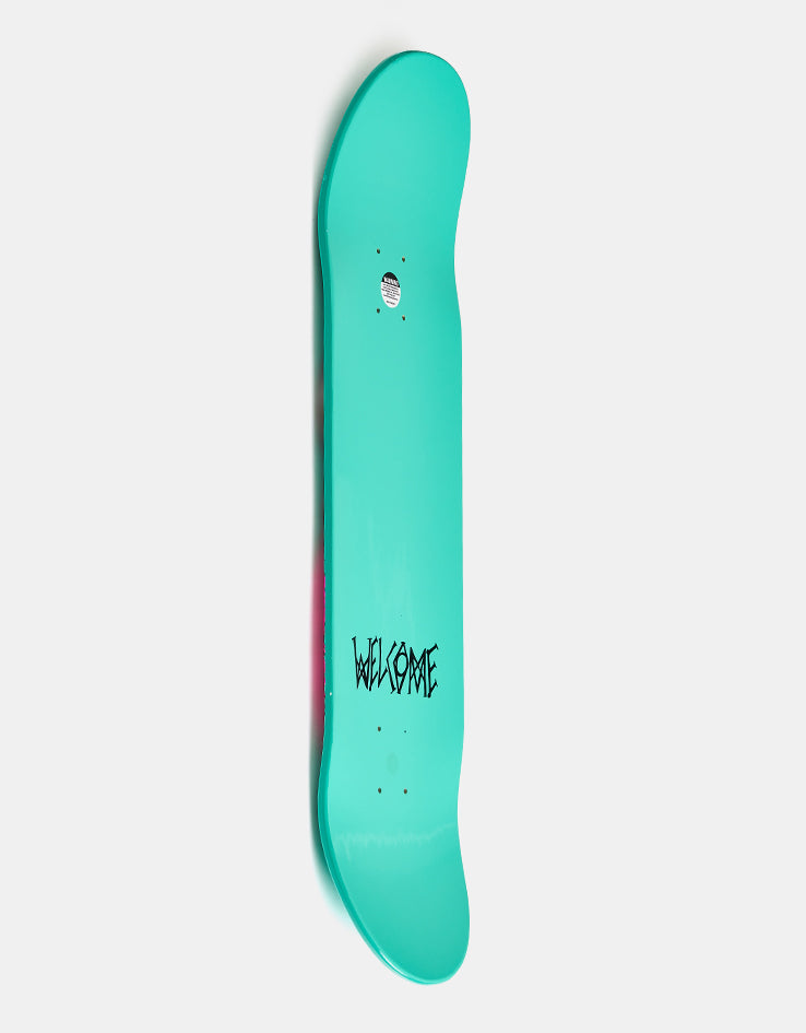 Welcome Sloth on Popsicle Skateboard Deck - 8.5"