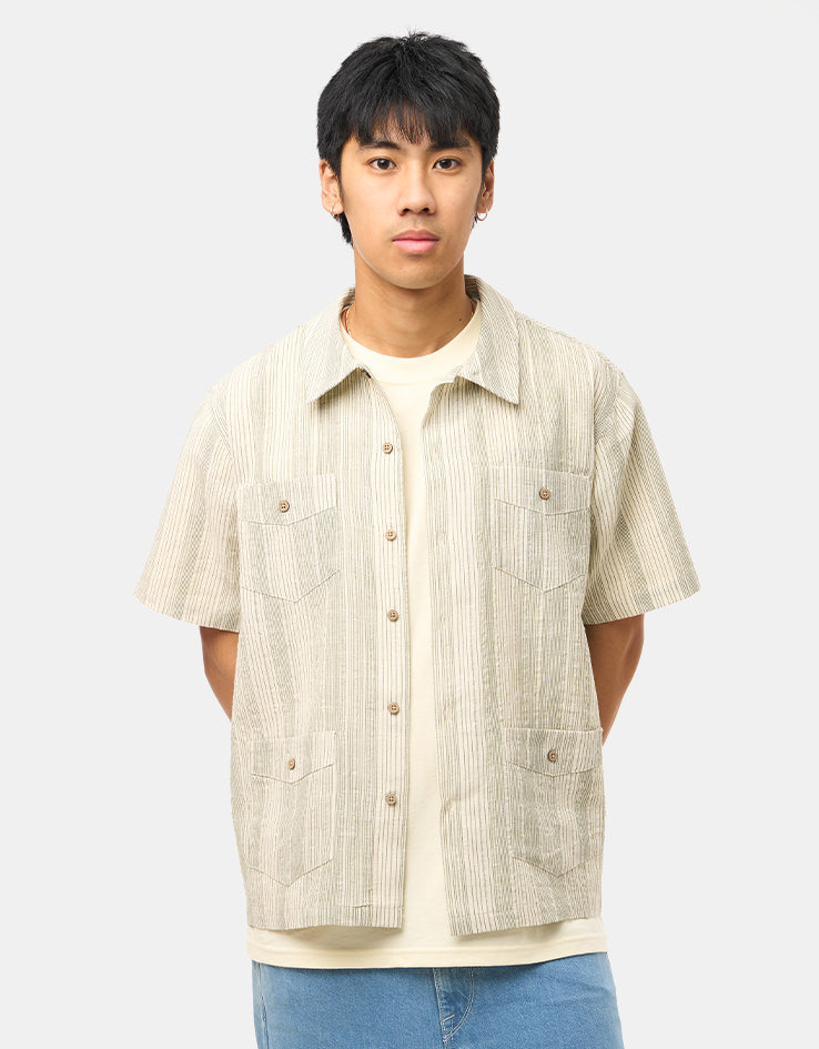 Stan Ray Mexicali S/S Shirt - Green Stripe