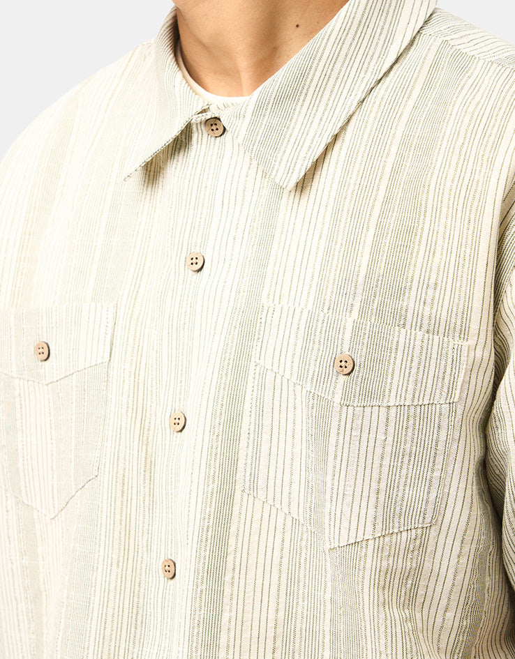 Stan Ray Mexicali S/S Shirt - Green Stripe